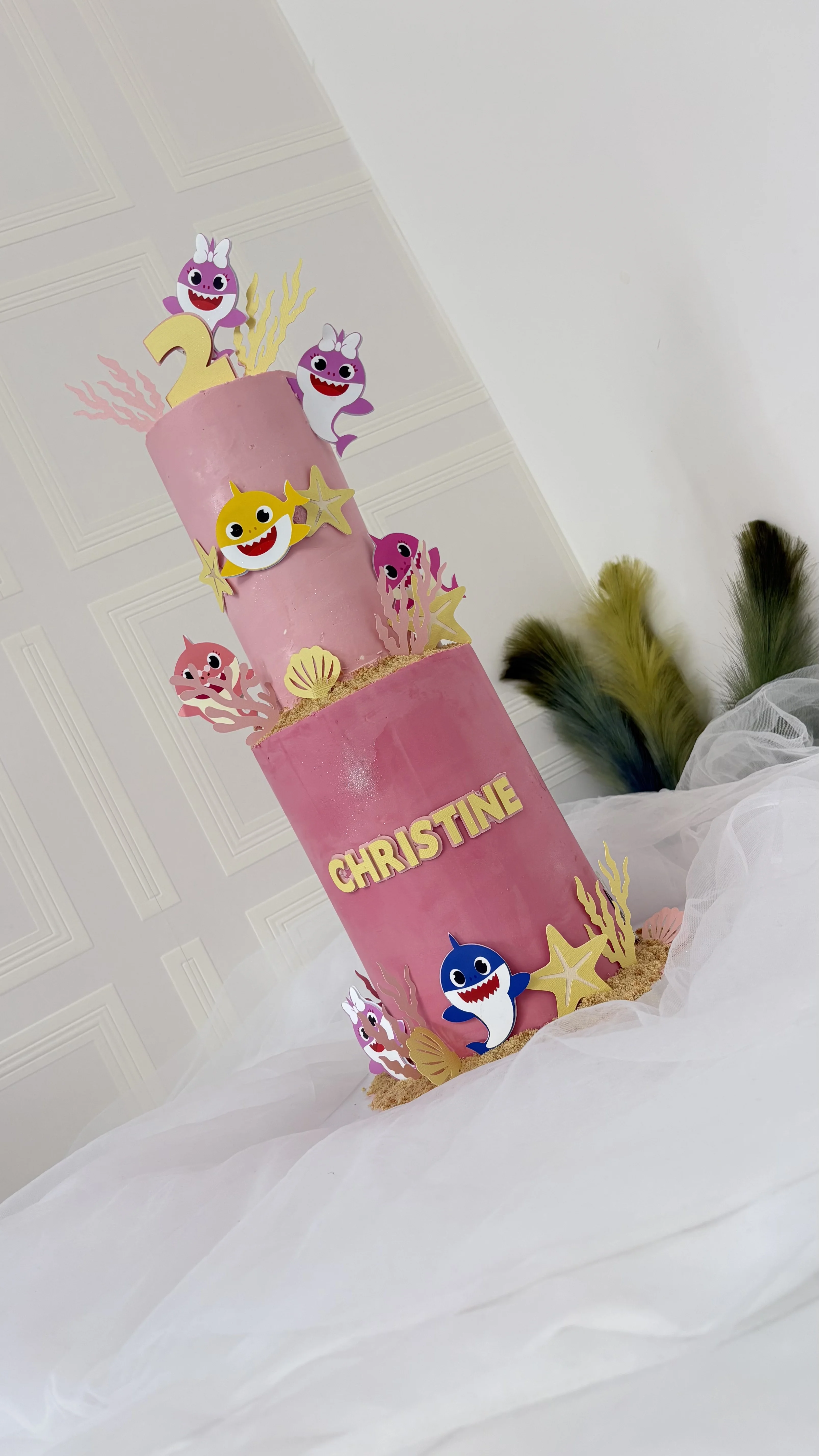 Tall Two Tier Cake