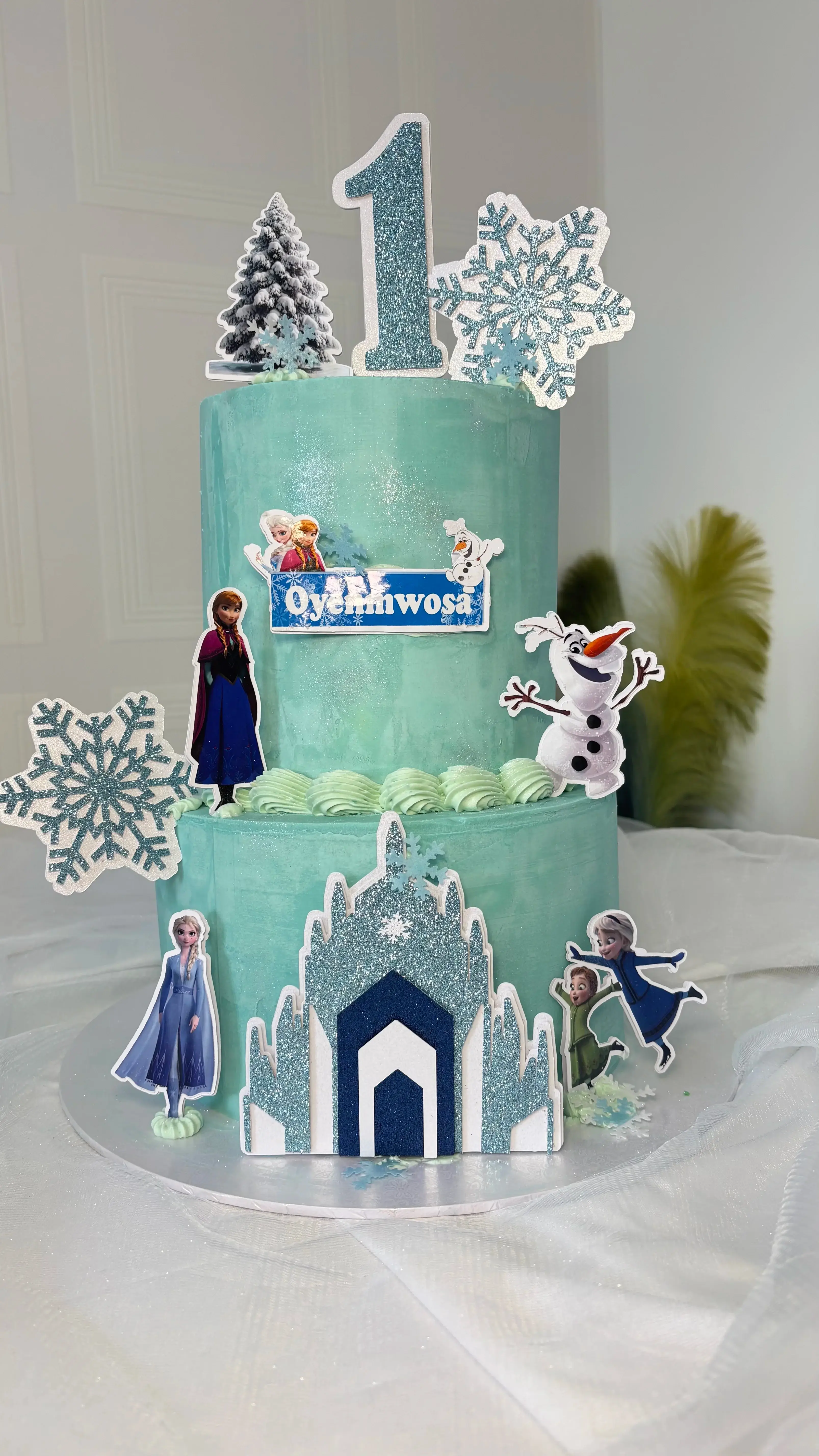 Two Tier Frozen Cake
