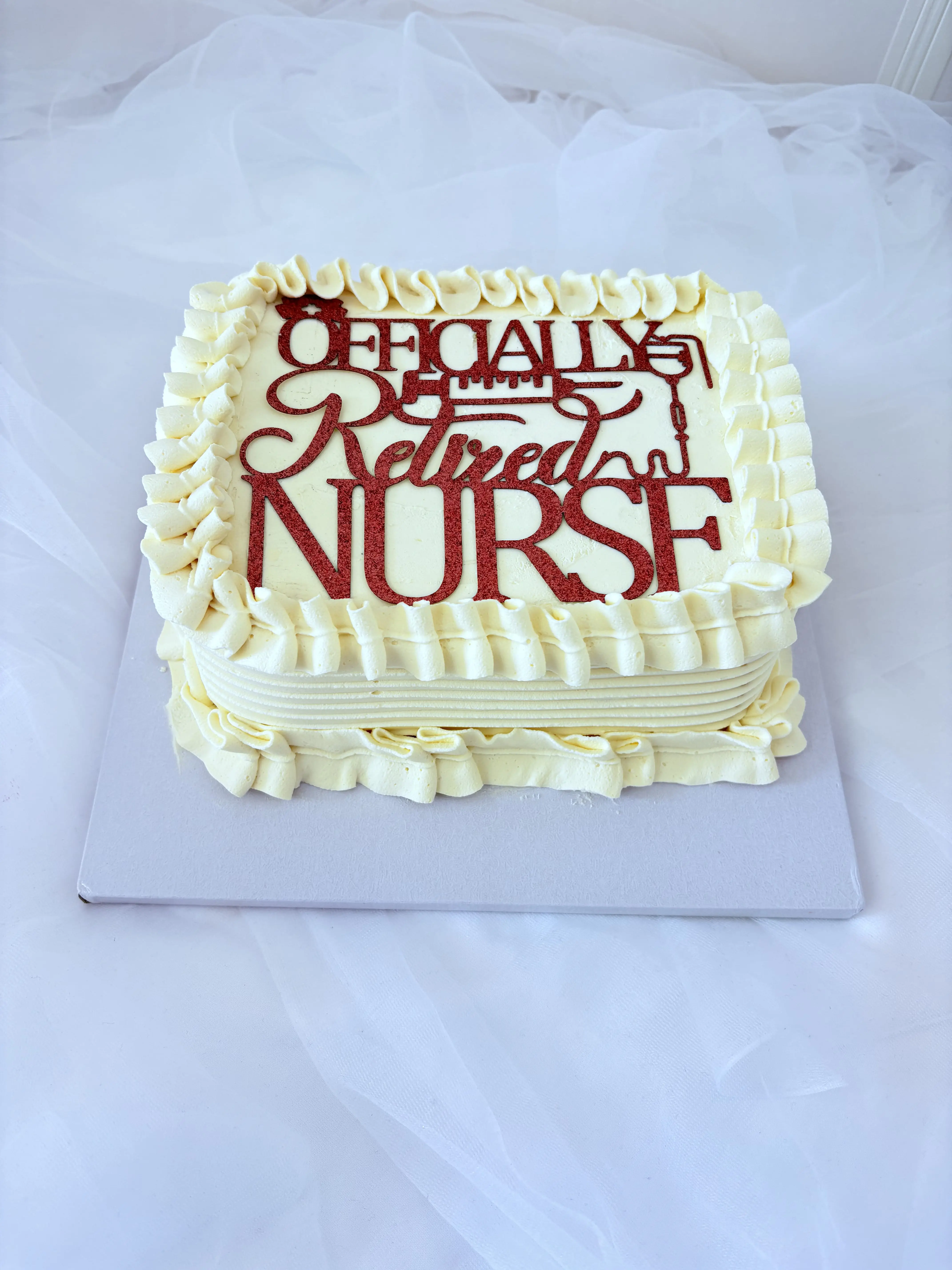 Birthday Cake with Fruit